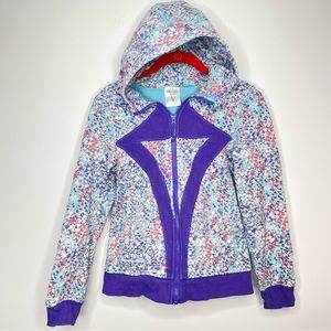 Ivivva By Lululemon Long Sleeve Hooded Zippy Sweatshirt Girls Size 12